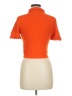 Topshop Orange Short Sleeve Polo Size 8 - photo 2
