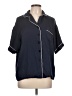 Assorted Brands 100% Bamboo Blue 3/4 Sleeve Button-Down Shirt Size L - photo 1