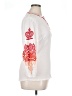 Solitaire White 3/4 Sleeve Blouse Size 1X - photo 4