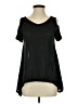 Jolie 100% Polyester Black Short Sleeve Top Size S - photo 1