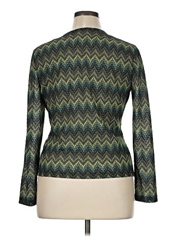 AK Anne Klein Long Sleeve Blouse (view 2)