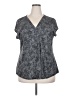 Lane Bryant Gray Short Sleeve Blouse Size 18 - 20 Plus - photo 1