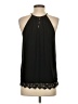 Naked Zebra 100% Polyester Black Sleeveless Blouse Size S - photo 2