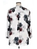 Daniel Rainn Floral Ivory 3/4 Sleeve Blouse Size XL - photo 2