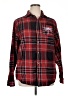 Warner Bros 100% Cotton Plaid Red Long Sleeve Button-Down Shirt Size XL - photo 1