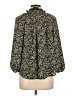 dalia 100% Polyester Black 3/4 Sleeve Blouse Size L - photo 2
