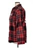 Warner Bros 100% Cotton Plaid Red Long Sleeve Button-Down Shirt Size XL - photo 5
