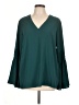 MICHAEL Michael Kors Teal 3/4 Sleeve Blouse Size L - photo 1