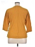 Parallel Skies Yellow 3/4 Sleeve Top Size XL - photo 2