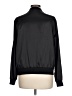 New Directions 100% Polyester Solid Black Track Jacket Size L - photo 2