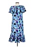 Lularoe Print Blue Casual Dress Size S - photo 2