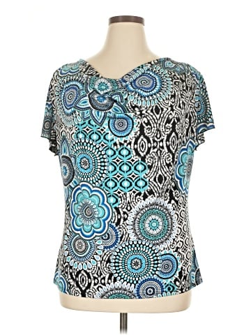 Bleeker & McDougal Short Sleeve Blouse (view 1)