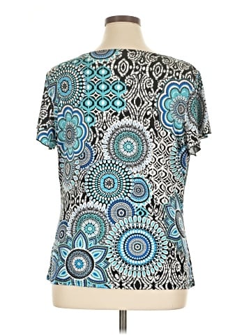 Bleeker & McDougal Short Sleeve Blouse (view 2)