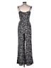 MICHAEL Michael Kors 100% Polyester Animal Print Blue Jumpsuit Size M - photo 2