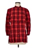 L.L.Bean Signature Plaid Red Long Sleeve Button-Down Shirt Size 6 - photo 1