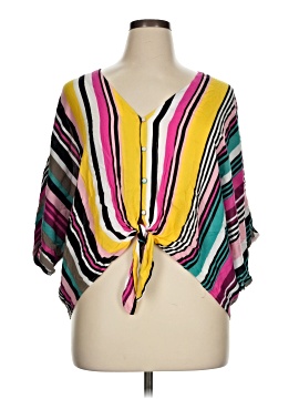 Express Outlet 3/4 Sleeve Blouse