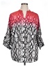 Calvin Klein 100% Polyester Pink 3/4 Sleeve Blouse Size 0X - photo 1