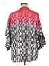Calvin Klein 100% Polyester Pink 3/4 Sleeve Blouse Size 0X - photo 2