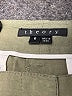 Theory Solid Green Khaki Shorts Size 6 - photo 3