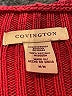 Covington 100% Cotton Red Pullover Sweater Size M - photo 7