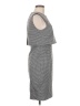 Toccin Chevron-herringbone Gray Cocktail Dress Size 6 - photo 4