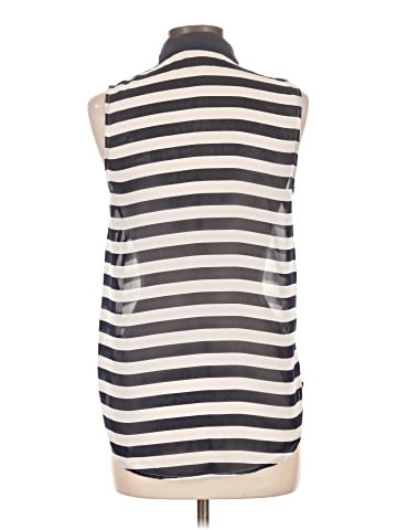 Edge Sleeveless Button-Down Shirt (view 2)