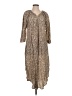 MNG Animal Print Tan Casual Dress Size 2 - photo 1
