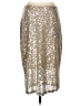 MNG Suit 100% Polyester Metallic Silver Formal Skirt Size S - photo 1