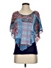 Corvia Blue 3/4 Sleeve Blouse Size S - photo 1