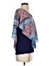 Corvia Blue 3/4 Sleeve Blouse Size S - photo 4