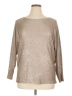 Alfani 100% Polyester Metallic Silver Pullover Sweater Size XL - photo 1