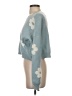 Luna Ivy Floral Blue Pullover Sweater Size XS - photo 5