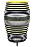 Soulmates Stripes Yellow Casual Skirt Size M - photo 1