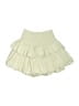 Unbranded Solid Ivory Casual Skirt Size P (petite) - photo 2