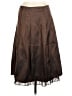 MSK 100% Polyester Brown Casual Skirt Size M - photo 1