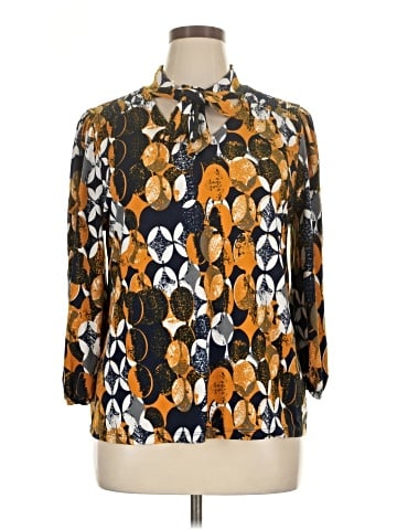 By Design 3/4 Sleeve Blouse (view 1)