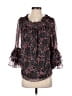 CeCe Black 3/4 Sleeve Blouse Size S - photo 1