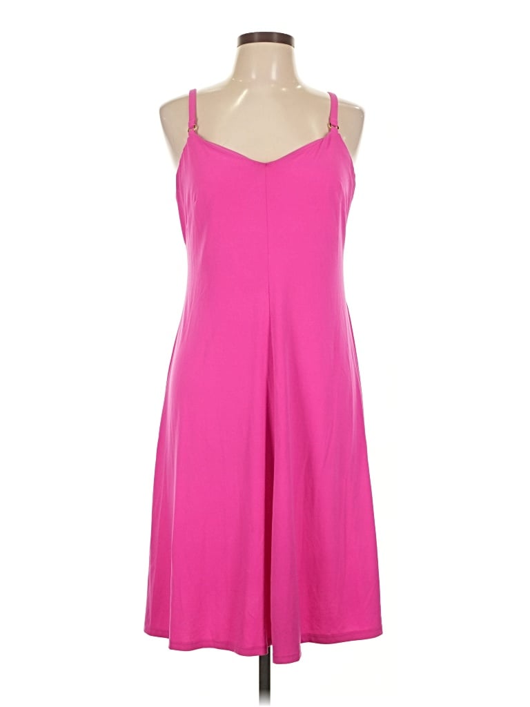Pre-owned Calvin Klein Casual Dress In Pink