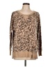 Vintage Havana Animal Print Tan Pullover Sweater Size L - photo 1