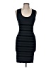 Max Studio Stripes Black Cocktail Dress Size M - photo 1
