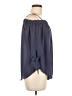 I.N. San Francisco 100% Polyester Blue 3/4 Sleeve Blouse Size M - photo 4
