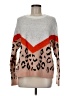 Hudson Gray Animal Print Orange Pullover Sweater Size M - photo 1