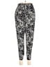 H&M 100% Viscose Animal Print Silver Active Pants Size M - photo 2