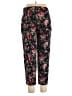 Sugar Lips 100% Polyester Floral Black Casual Pants Size L - photo 2