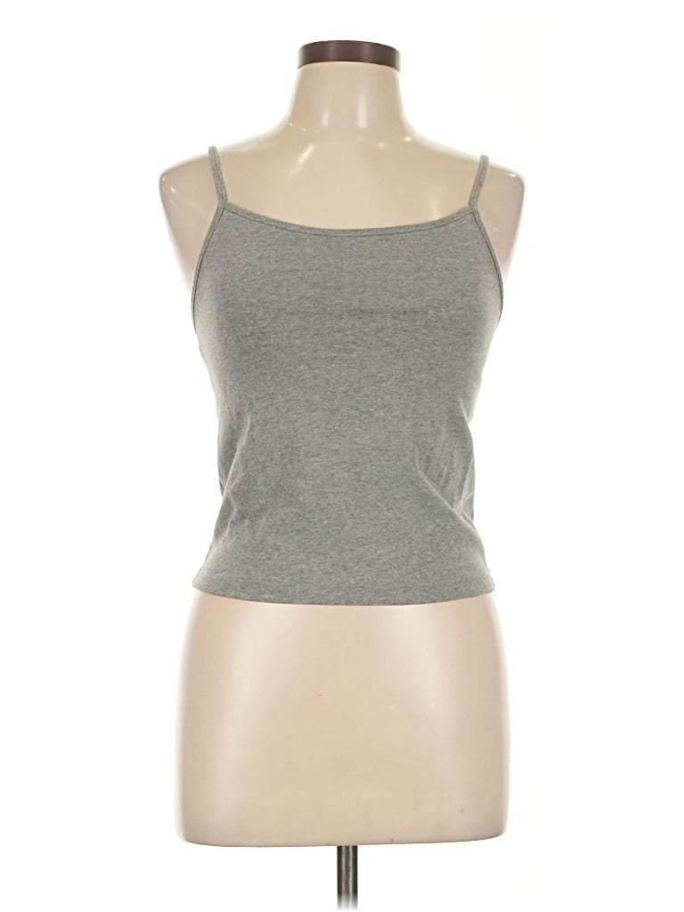 Pre-owned Wild Fable Tank Top Gray Strapless Neckline Tops