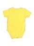 Jumping Beans 100% Cotton Yellow Short Sleeve Onesie 0-3 MO / 3 MO - photo 2