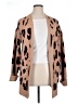 Zesica Animal Print Tan Cardigan Size XL - photo 1