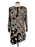 Alfani Paisley Black Long Sleeve Top Size L - photo 2
