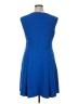 American Living Solid Blue Cocktail Dress Size 16 - photo 2
