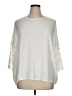 MONORENO 100% Rayon Ivory 3/4 Sleeve Top Size 1X (estimated) - photo 1
